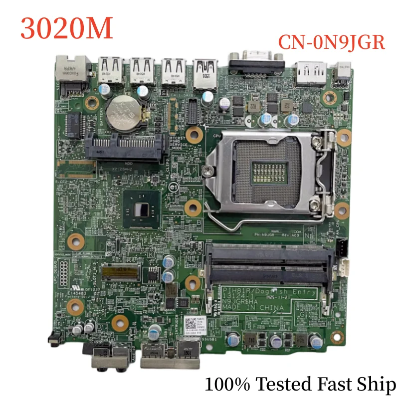 Dell Optiplex 3020M  CN-0N9JGR, 13124-1 0N9JGR N9JGR LGA1150 DDR3 κ, 100% ׽Ʈ Ϸ,  